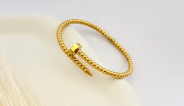 Beaded Nail Bangle