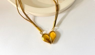 Split Heart Magnet Necklace