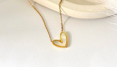 Enamel Glow Heart Necklace