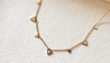 Triangle Charms Necklace